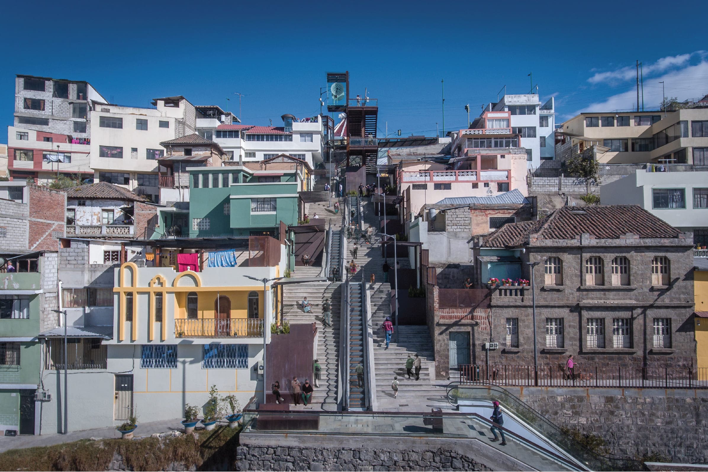 Escalinatas y el timepo 